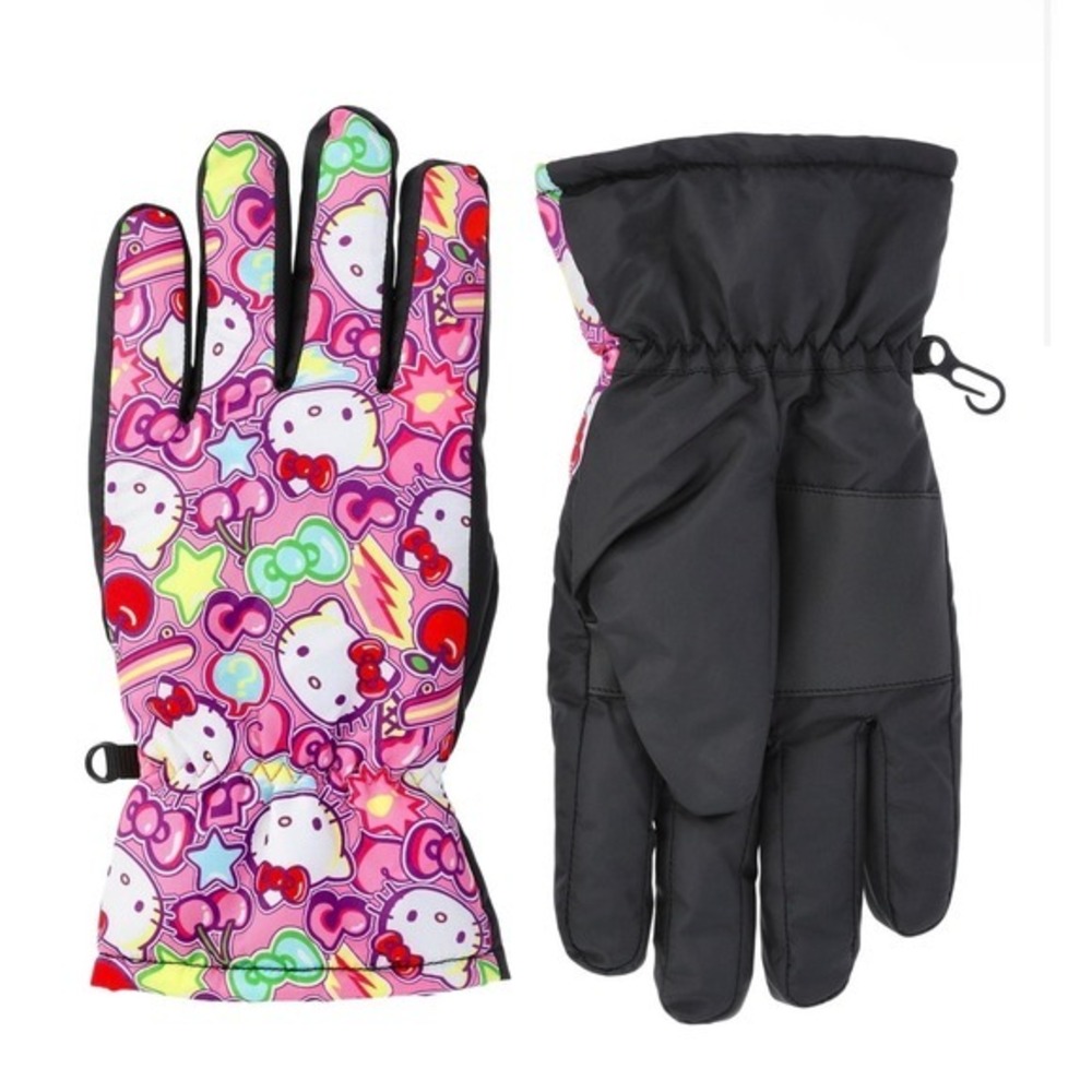 Hello Kitty Girls Insulated Ski Gloves S/M NEW